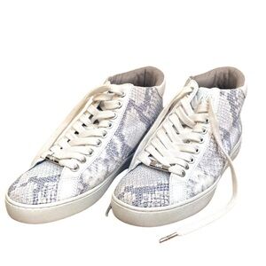 Michael Kors Pratt High-Top Embossed Sneaker